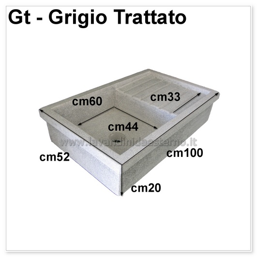 lavello da giardino acquaio in graniglia 610512