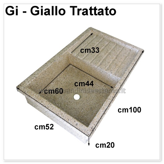 lavello da giardino acquaio in graniglia 610513