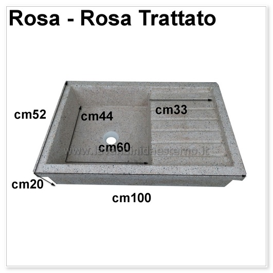 lavello da giardino acquaio in graniglia 610516