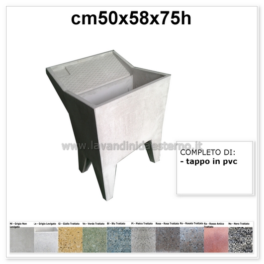 lavatoio lavanderia una vasca grigia 36