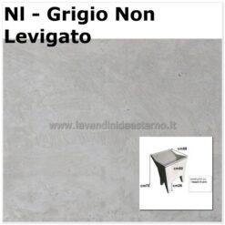 lavatoio lavanderia una vasca grigia 61012 NL