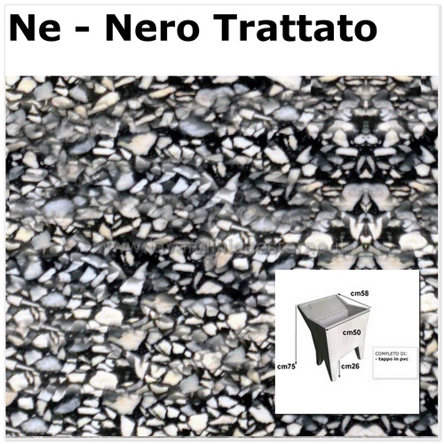 lavatoio lavanderia una vasca grigia 61015 NE