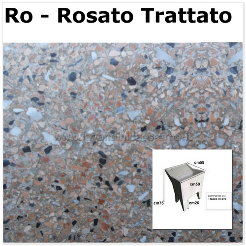 lavatoio lavanderia una vasca grigia 61018 RO