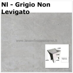 lavatoio da esterno una vasca in graniglia levigata 61032 NL