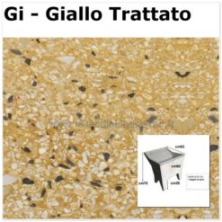 lavatoio da esterno una vasca in graniglia levigata 61034 GI