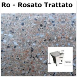 lavatoio da esterno una vasca in graniglia levigata 61038 RO