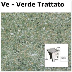 lavatoio da esterno una vasca in graniglia levigata 61040 VE