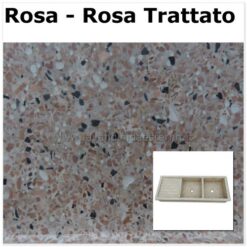 lavello cucina acquaio in graniglia levigata 610546 ROSA