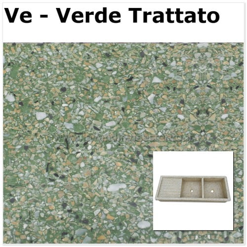 lavello cucina acquaio in graniglia levigata 610550 ve