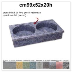 lavelli da esterno acquaio in graniglia levigata 61014878