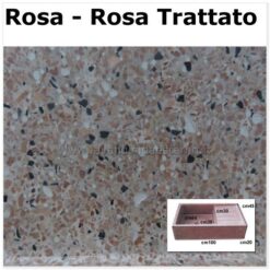 lavello cucina acquaio in graniglia levigata 610197 ROSA