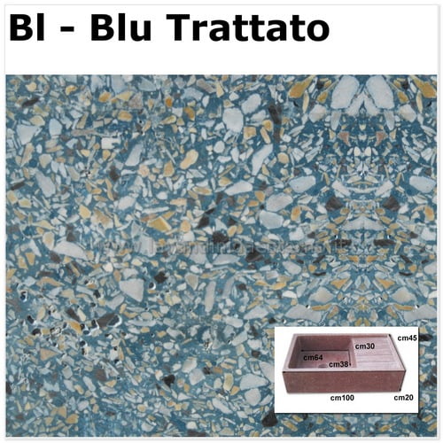 lavello cucina acquaio in graniglia levigata 610198 BL