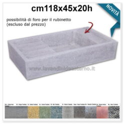 lavello cucina acquaio in graniglia levigata 212