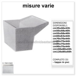 lavatoio da giardino una vasca levigata senza piedini