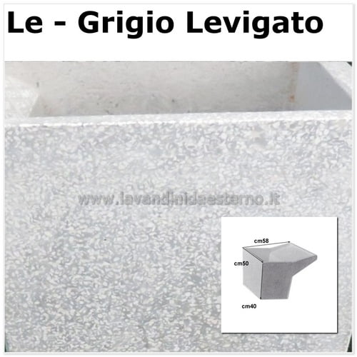 lavatoio da giardino una vasca levigata senza piedini 61069 LE