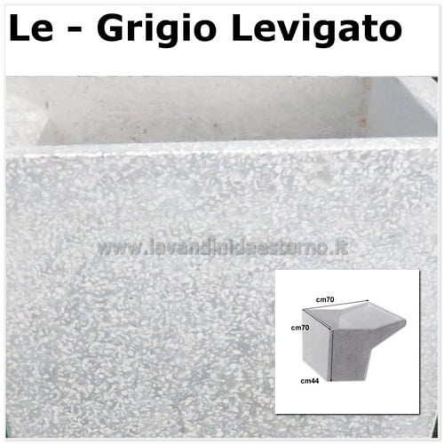 lavatoio da giardino una vasca levigata senza piedini 61075 LE