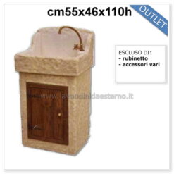 lavabo da esterno outlet mobiletto pietra 83395