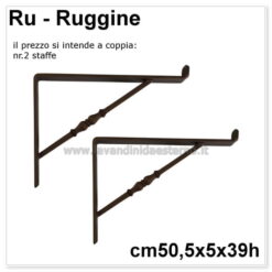 staffe in ferro battuto 579AC85COPPIA RU