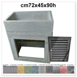lavabo da esterno 472 con sportello in grafite 484