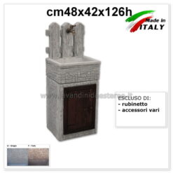 lavabo da giardino tidone 1691