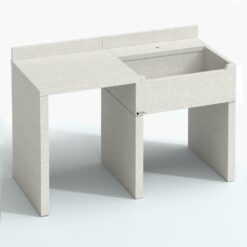 Coprilavatrice da esterno cm 151x70x90h