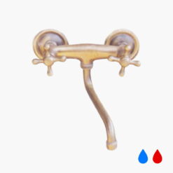 rubinetto a muro acqua calda e fredda 61023627