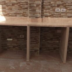 Cucina da Esterno Lineare in Cemento e Graniglia